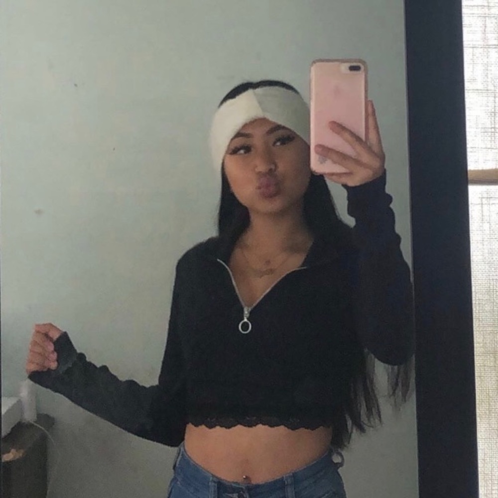 Topshop Ribbed Longsleeve